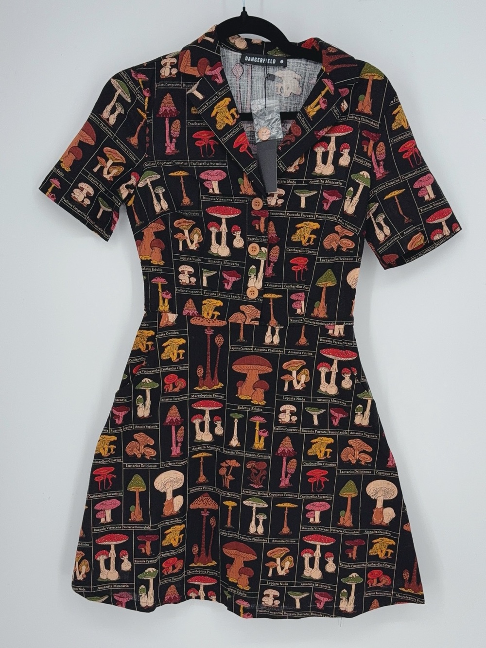 NWT Modcloth Shroom Science Book Mini Dress - Picture 2 of 6
